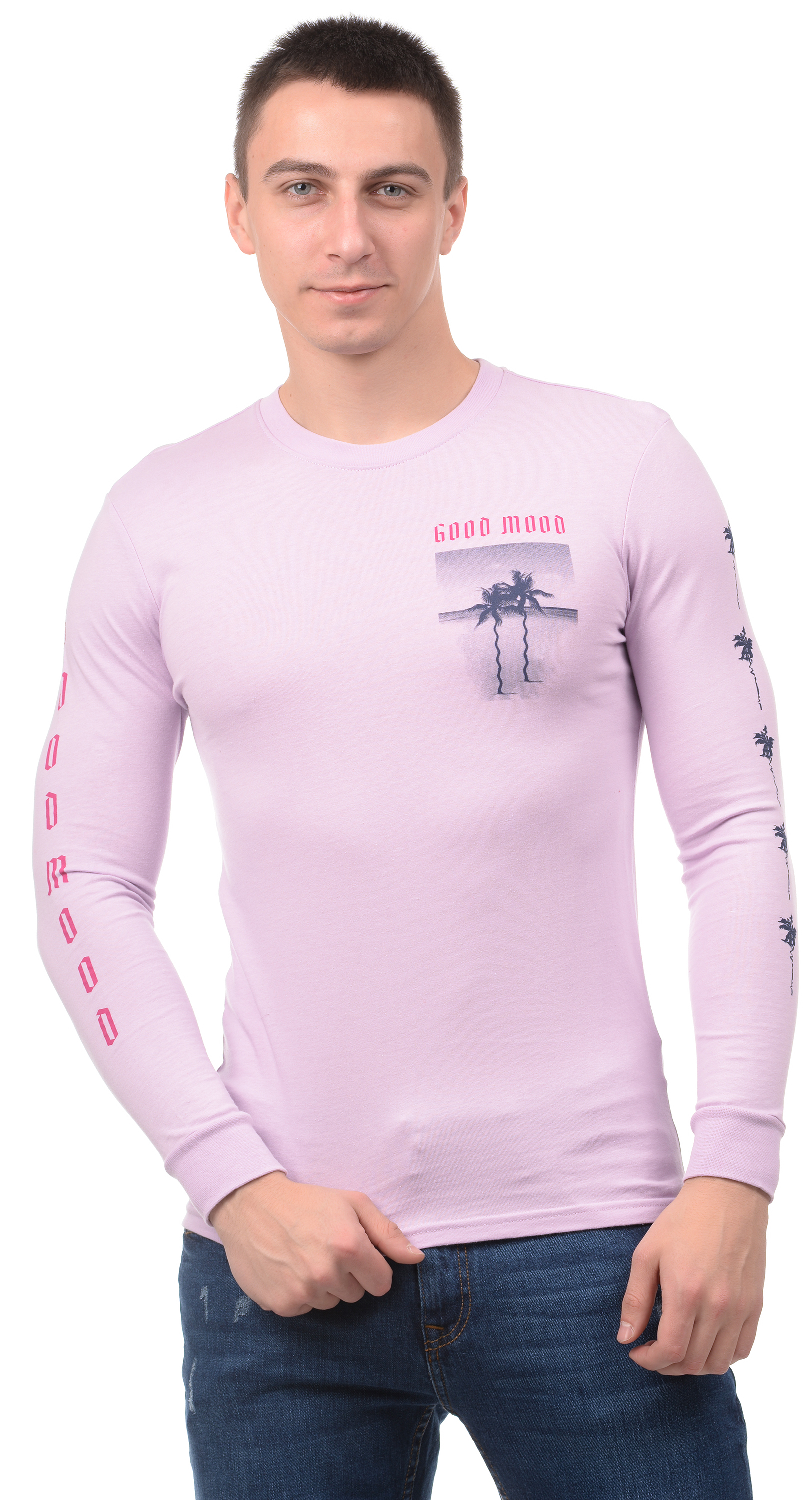 

Лонгслив H&M 3hm03300201 XS Сиреневый