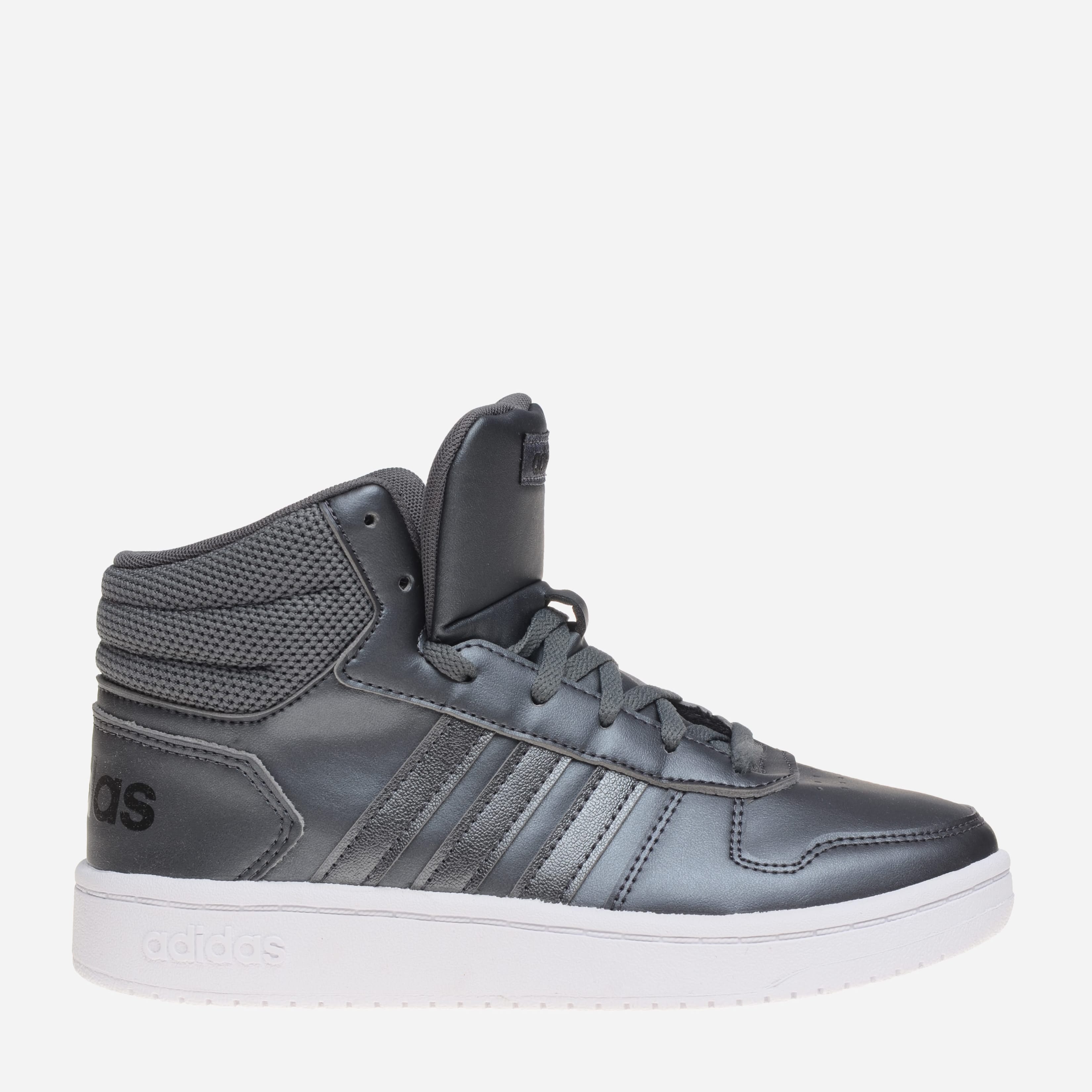 

Кроссовки Adidas Hoops 2.0 Mid EE7856 38.5 (5.5UK) 24 см Ngtmet/Ngtmet/Cblack