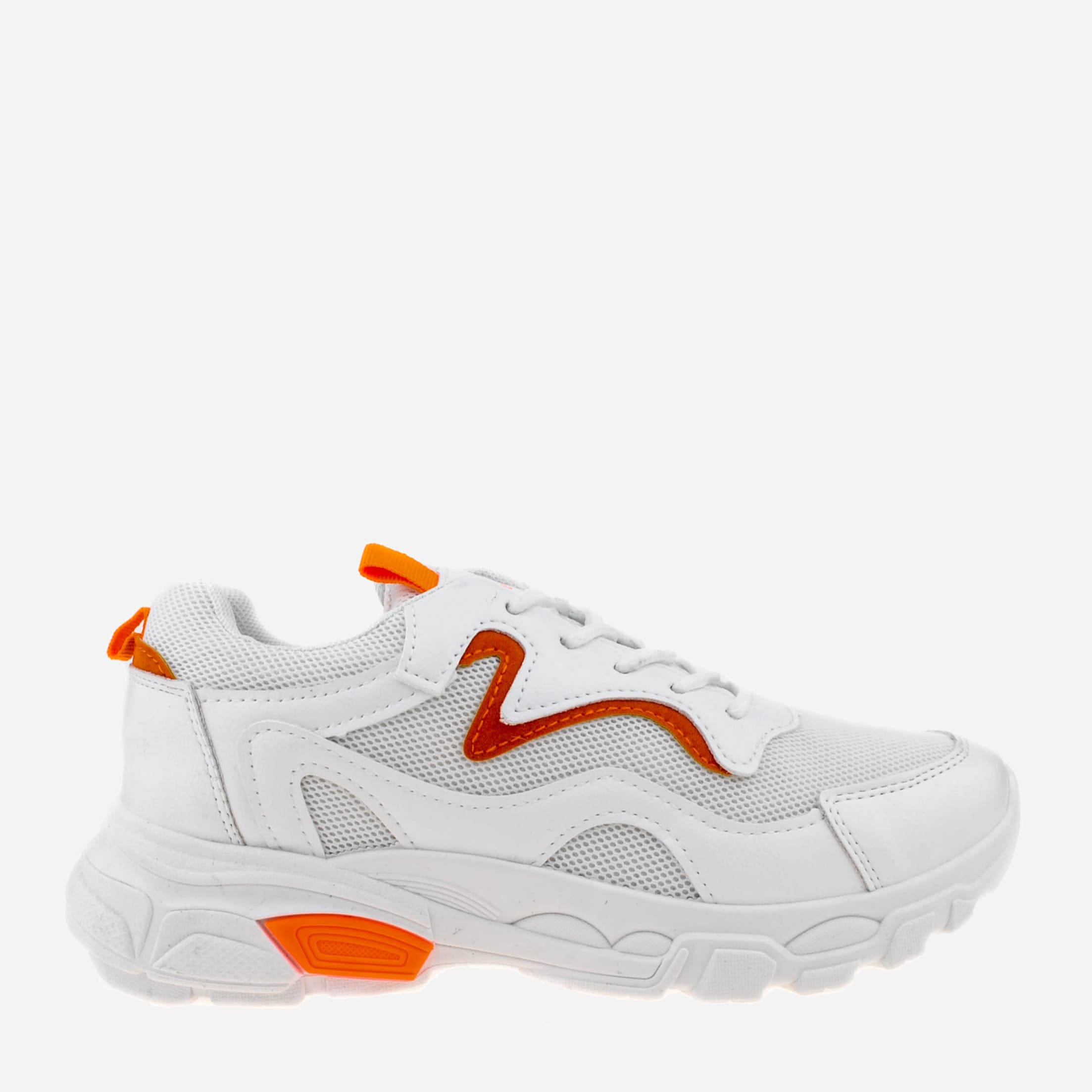 

Кросcовки Fashion 1-2 36 (22 см) White-Orange