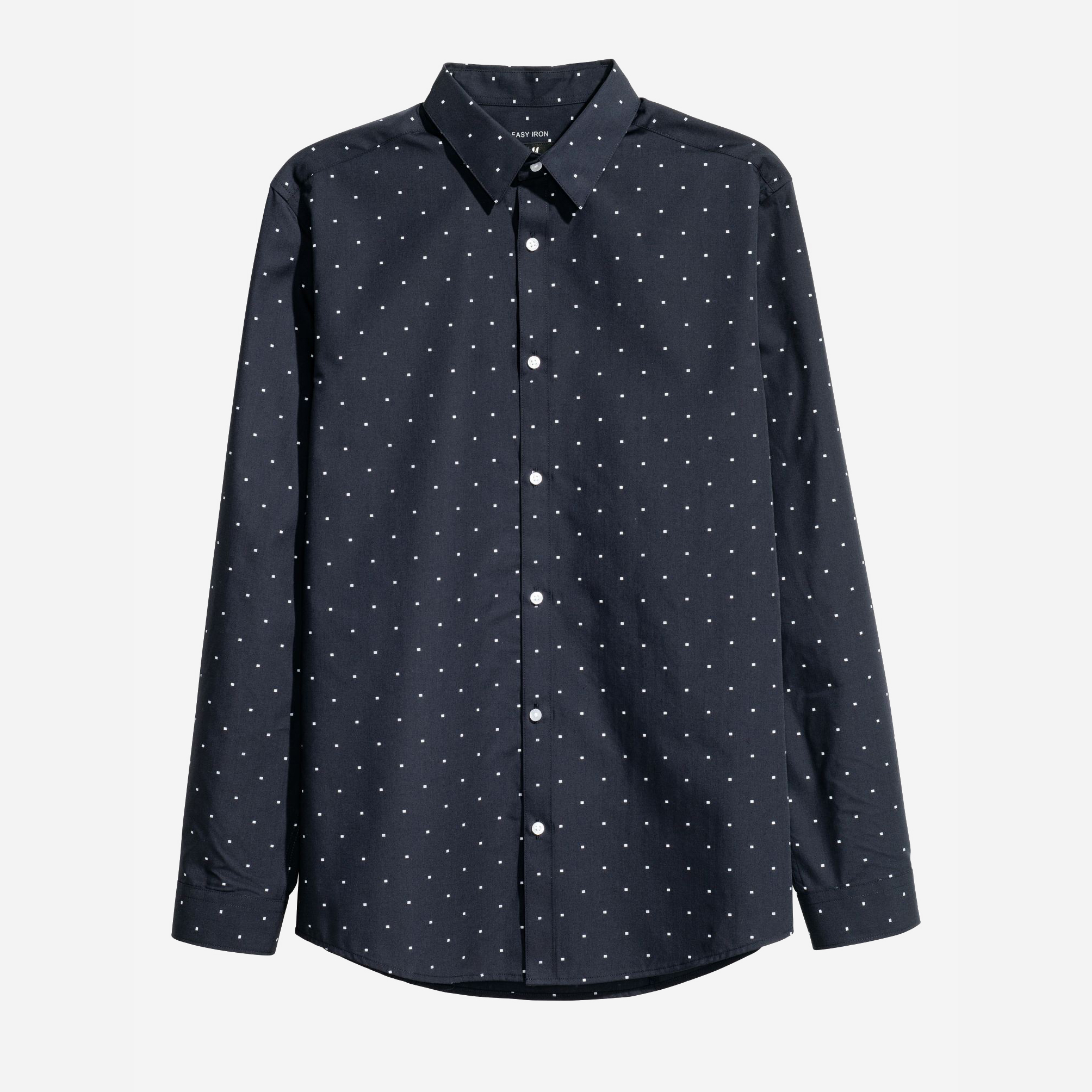 

Рубашка H&M 52425651 L Синяя