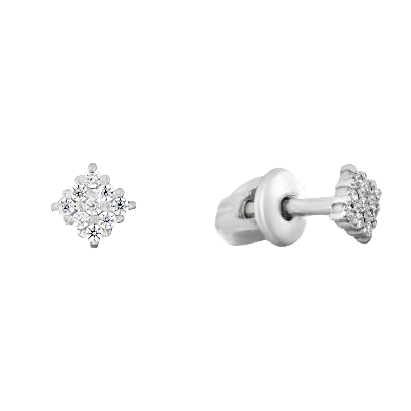 

Серьги-пусеты Diamant с1591б