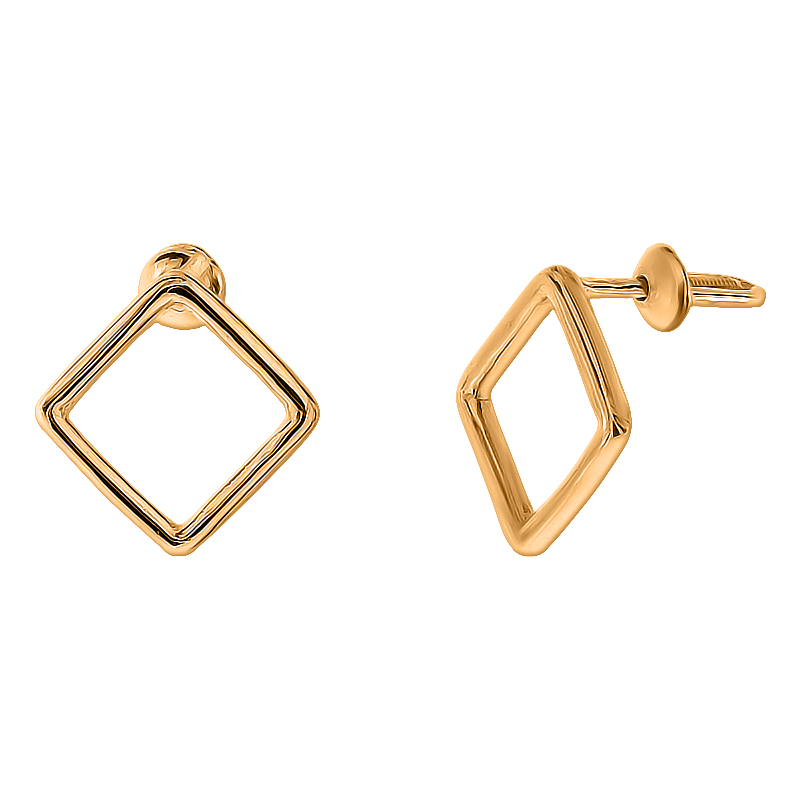 

Серьги-пусеты Diamant С2206