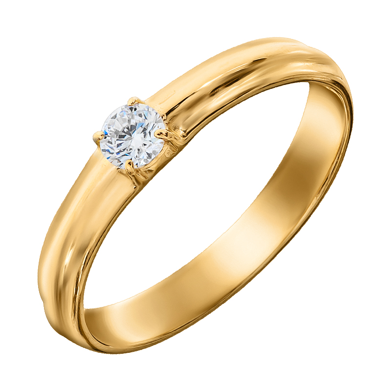 

Кольцо помолвочное Diamant к3002 16.5