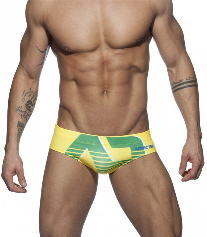 

Мужские спортивные плавки Sport Line 4859 XXL цвет желтый
