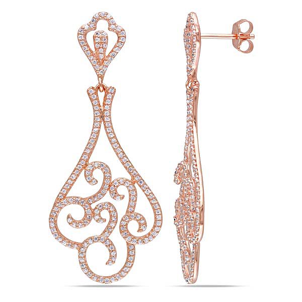 

Серьги из серебра с куб. циркониями 066949