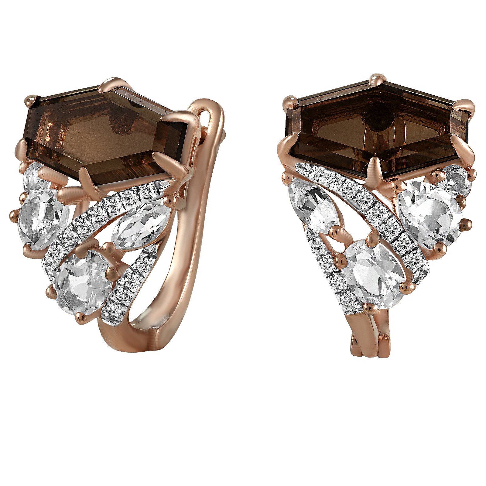 

Серьги из красного золота 878720