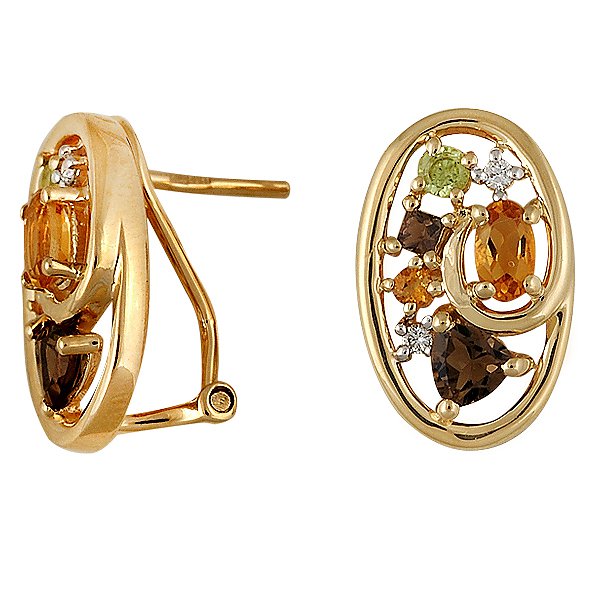 

Серьги из желтого золота 012477