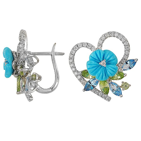 

Серьги из белого золота 013125