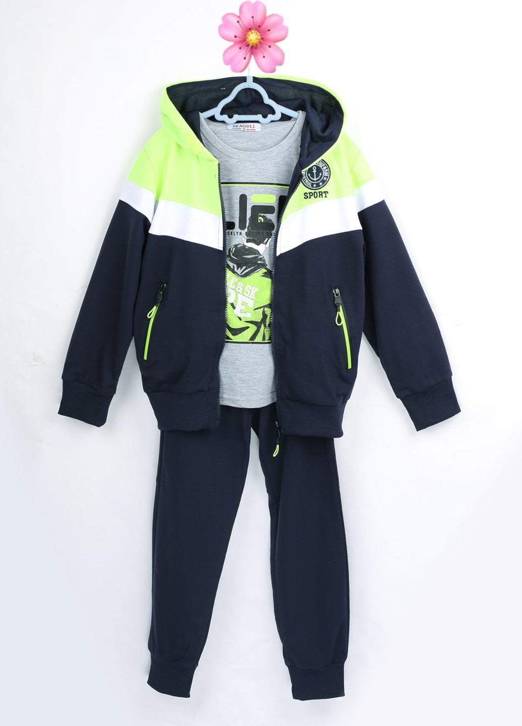 

Спортивный костюм для мальчика Seagull Sg0144 122-128 Разноцветный