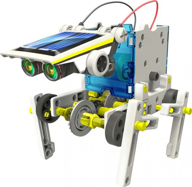 

Робот конструктор Solar Robot 14 в 1 электрический робот на солнечной батарее