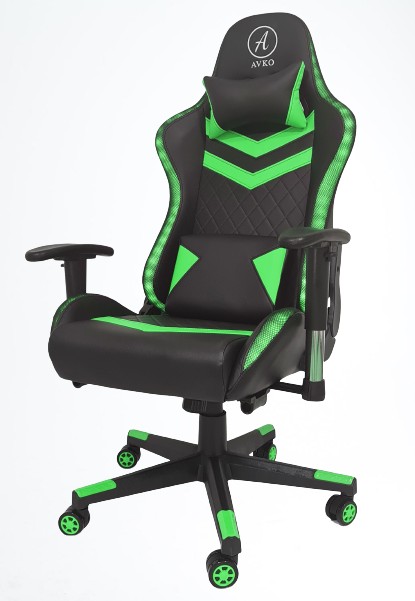 

Кресло геймерское, компютерное Avko Style AG70670 Green RGB подсветка