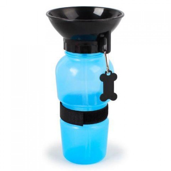 

Бутылка для животных с поилкой PET BOTTLE 500 мл, с тарелкой