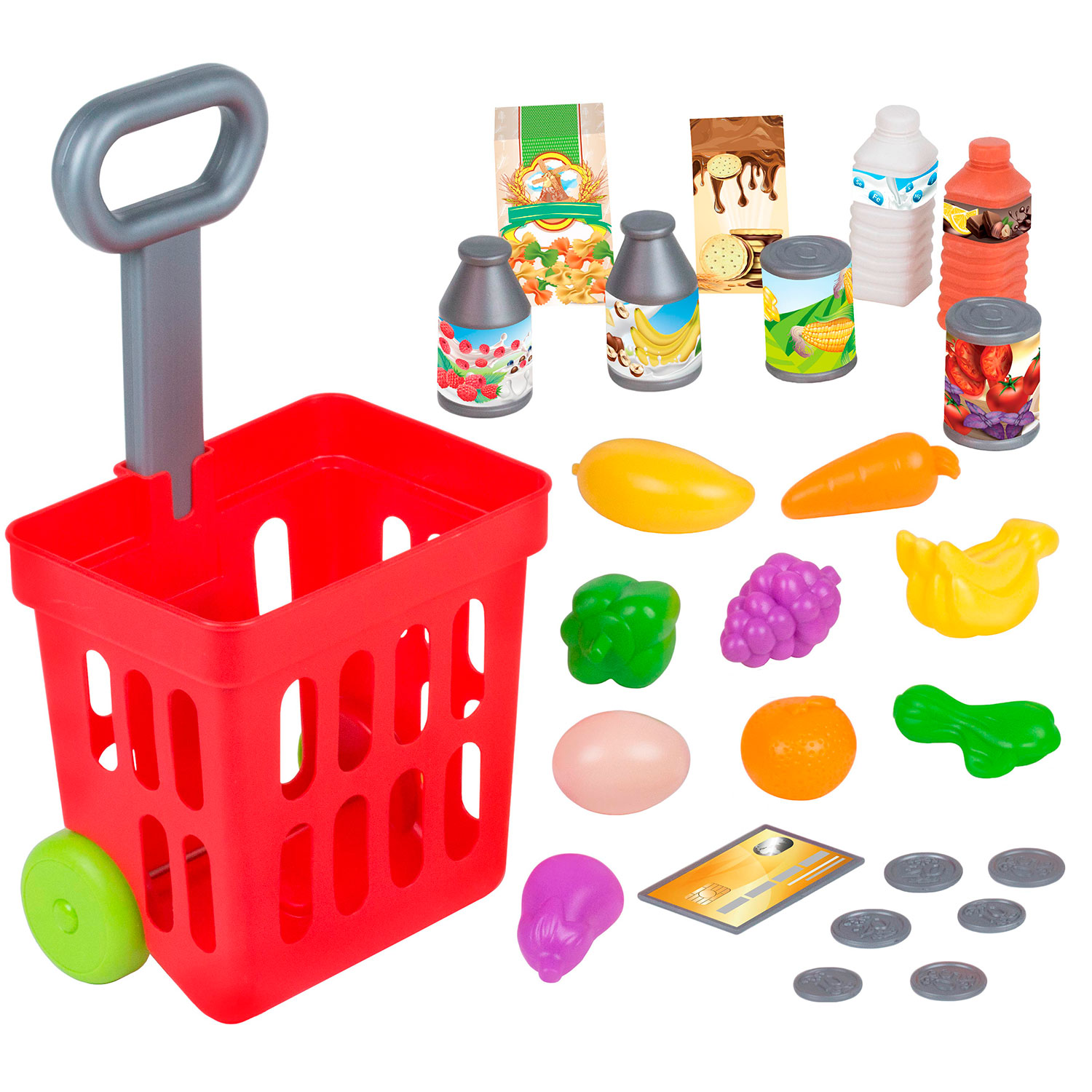 

Игровой набор BeBeLino Тележка с продуктами