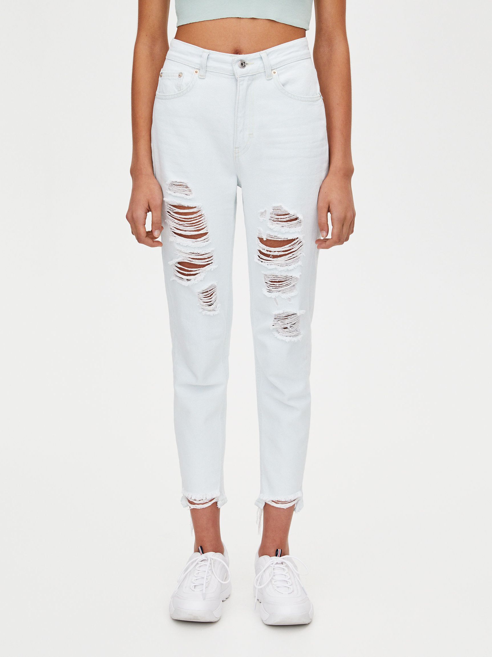 

Джинсы Pull & Bear 09682314406 32 Белые