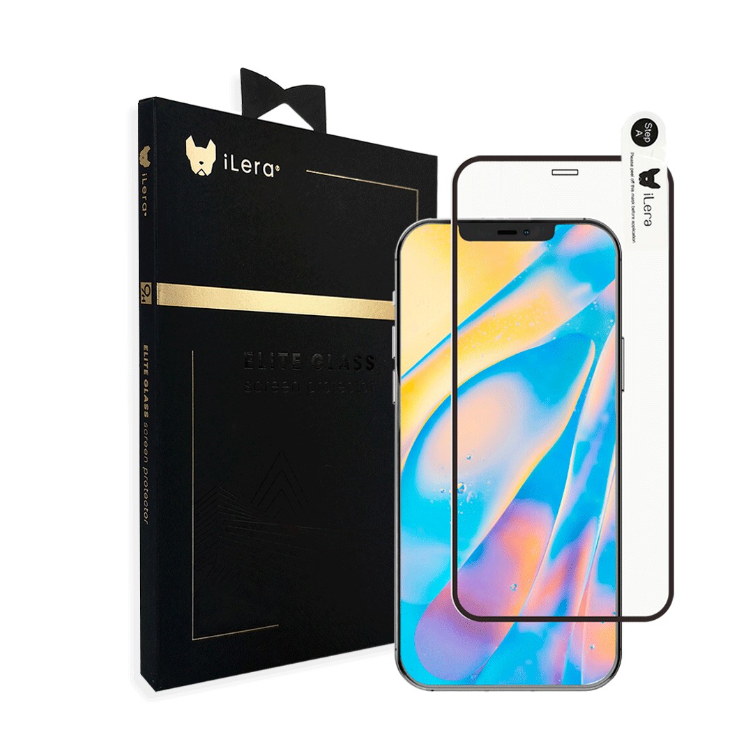 

Защитное стекло с рамкой iLera Premium DeLuxe Armor Glass for iPhone 12 Pro Max
