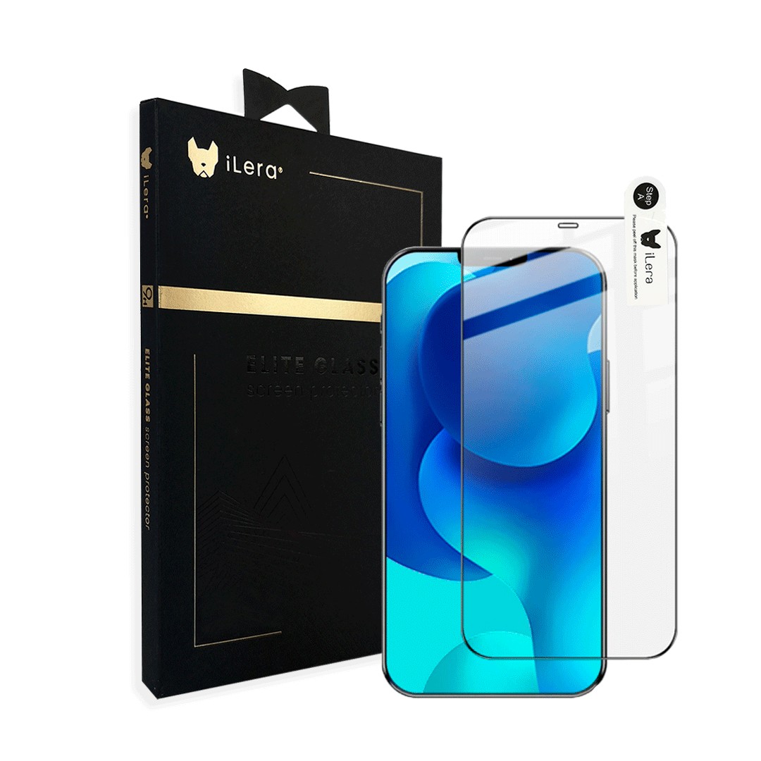 

Защитное стекло с рамкой iLera Premium DeLuxe Super Dimond 3D Glass for iPhone 12 Pro