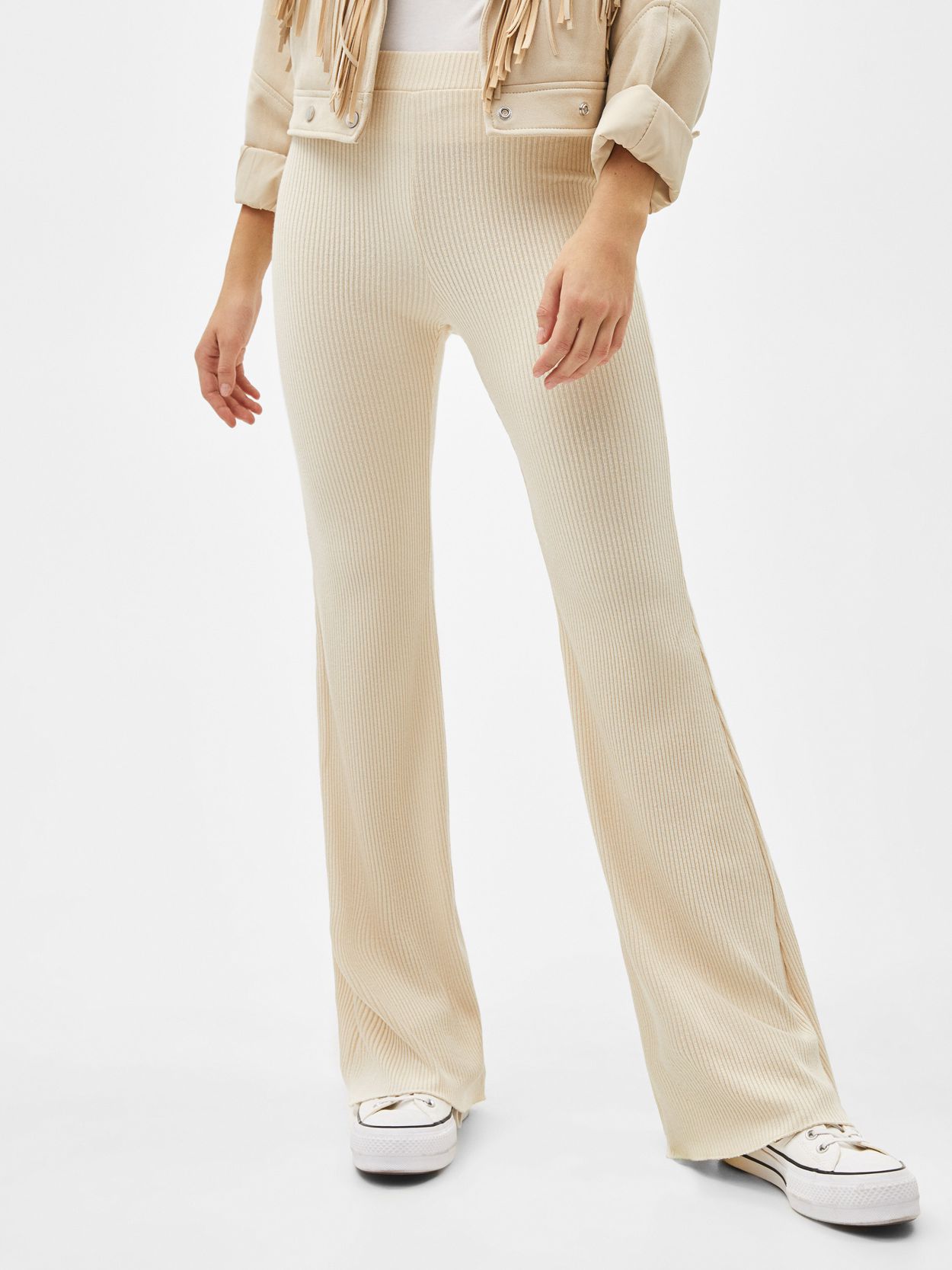 

Брюки Bershka 00070831711 L Бежевые