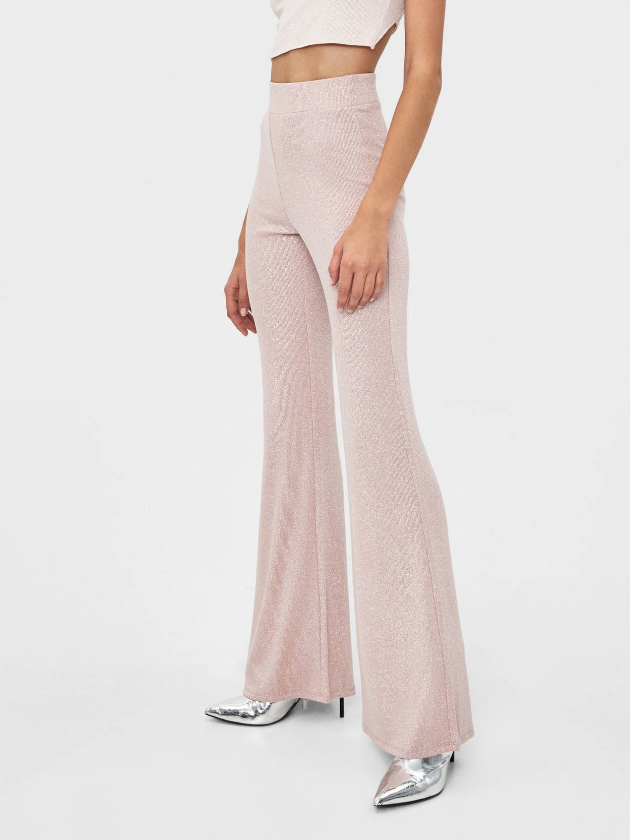 

Брюки Bershka 05100187902 S Розовые