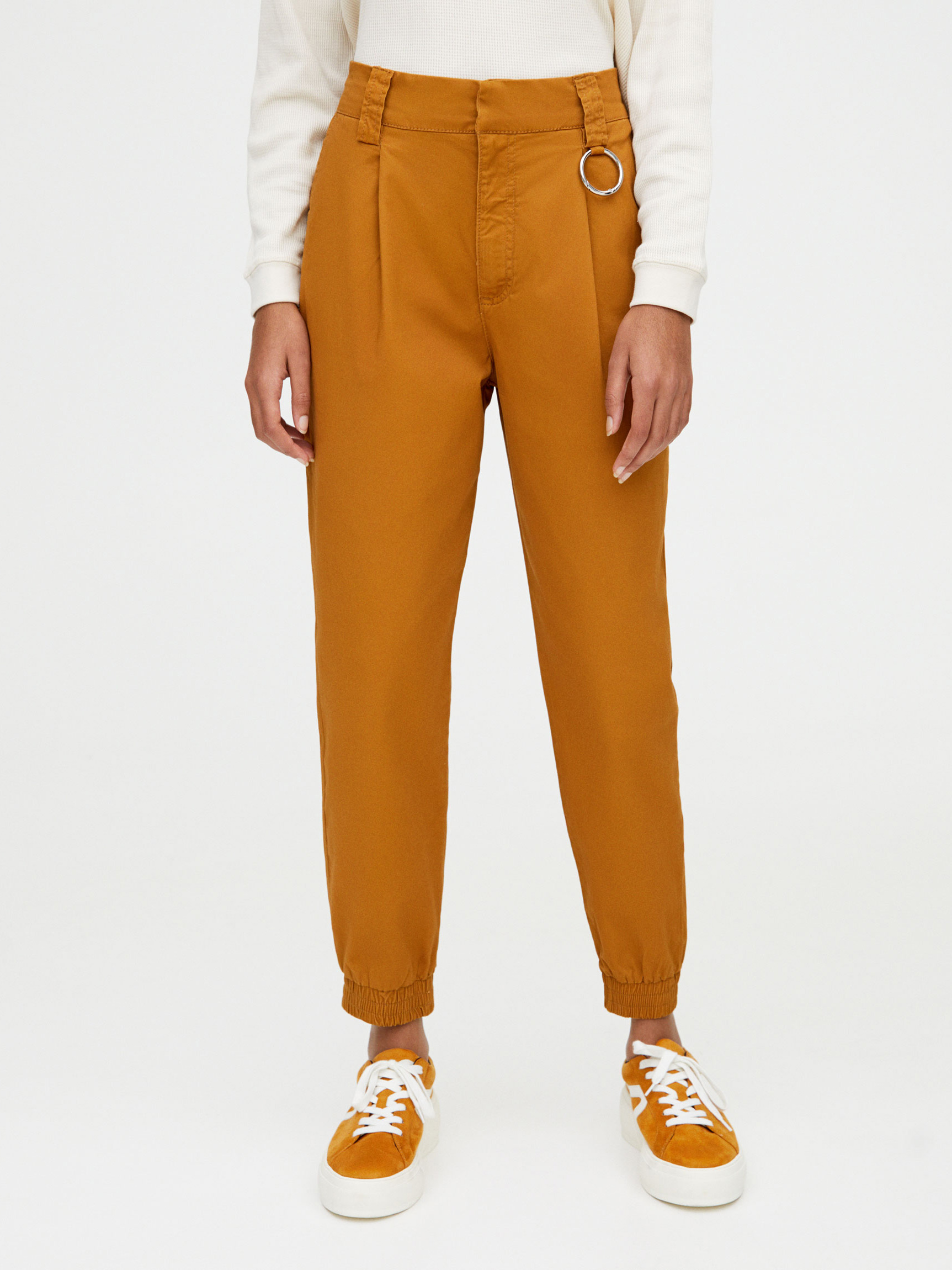 

Брюки Pull & Bear 09670315703 XL Терракотовые