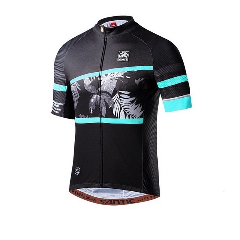 

Велофутболка Santic Elite L Black/turquoise F1818L