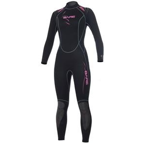 

Гидрокостюм Bare Sport Full Lady 3/2мм женский черно-синий Черно-розовый 10