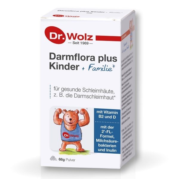 

Пробиотик Dr. Wolz Darmflora plus Kinder + Familie для всей семьи 68г