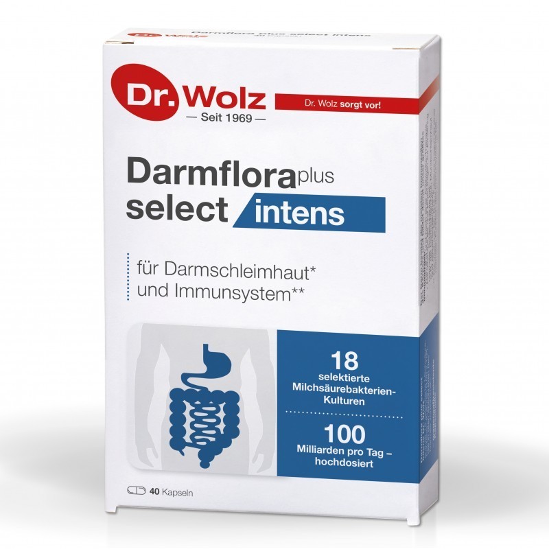 

Пробиотик Dr. Wolz Darmflora plus select intens 40 капсул