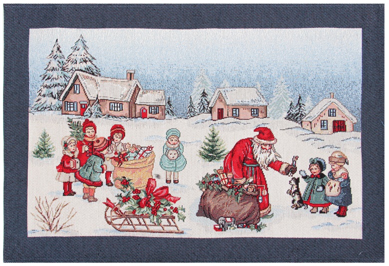 

Салфетка гобеленовая с люрексом Lefard Home Textile 716 Village 35x50 см