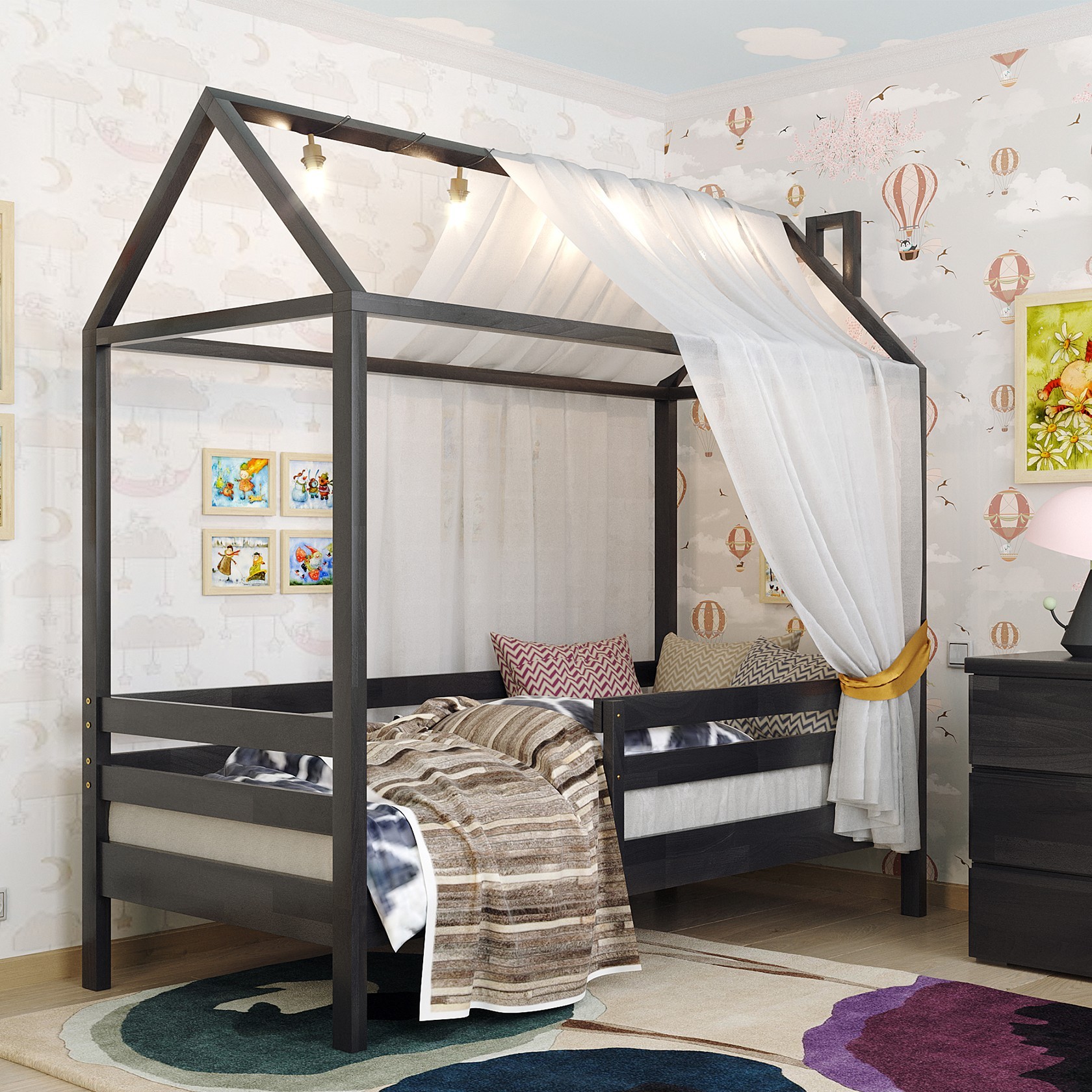 

Детская кровать Домик Джерри (Arbor Drev) Венге 80х190 см 71146_7