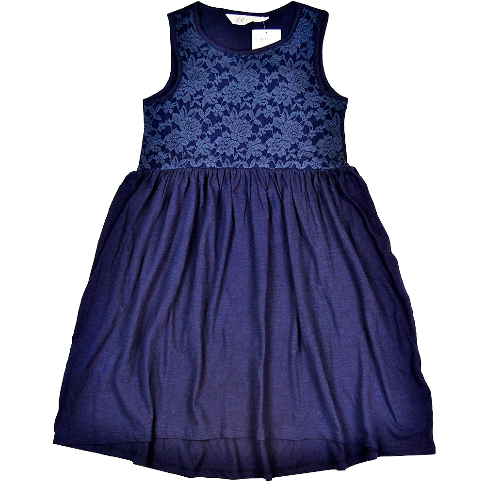 

Сукня святкова H&M 122 - 128 см, 6 - 8р. Темно-синя