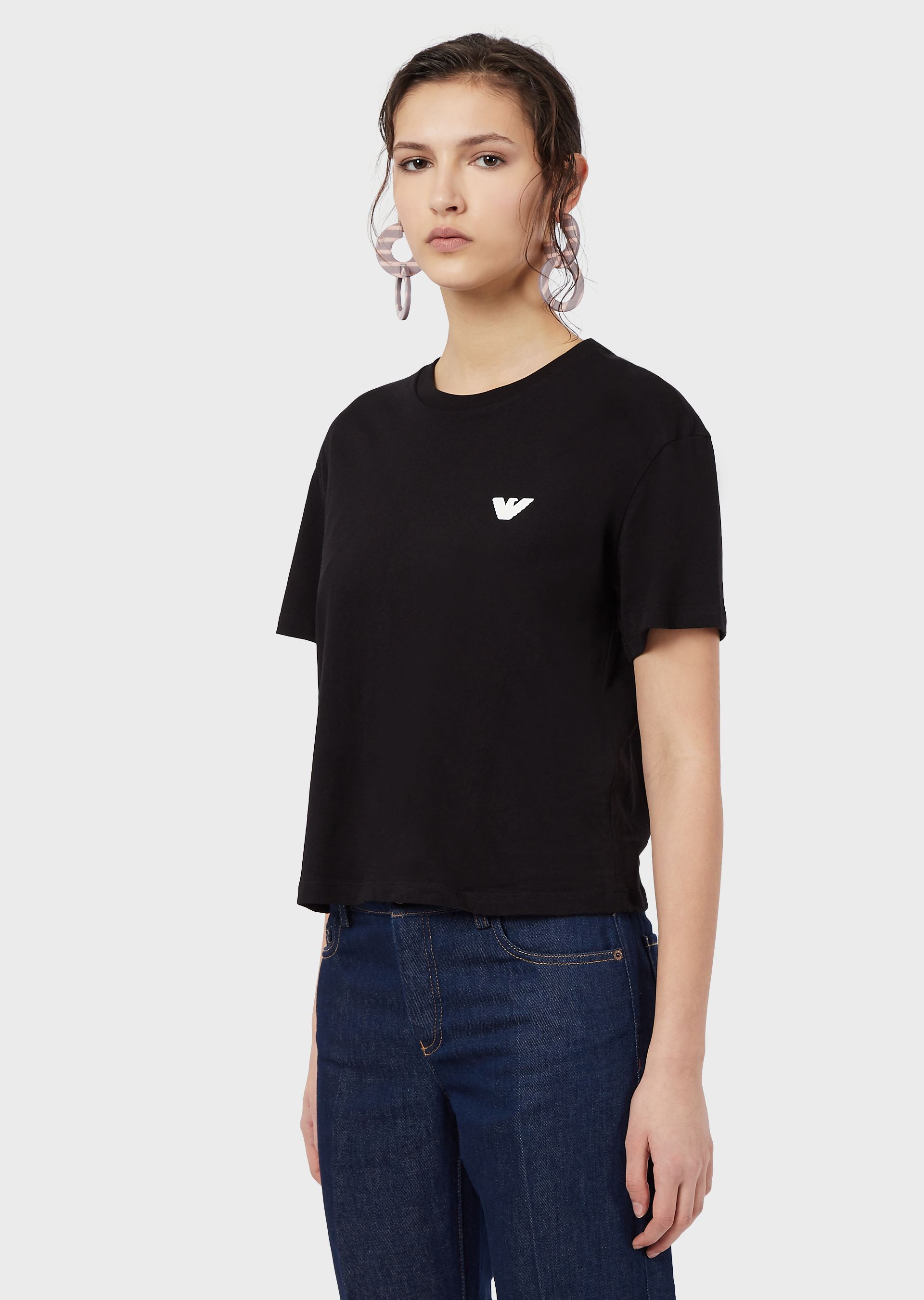 

Футболка Emporio Armani 44 Черная 3K2T7X.2J53Z