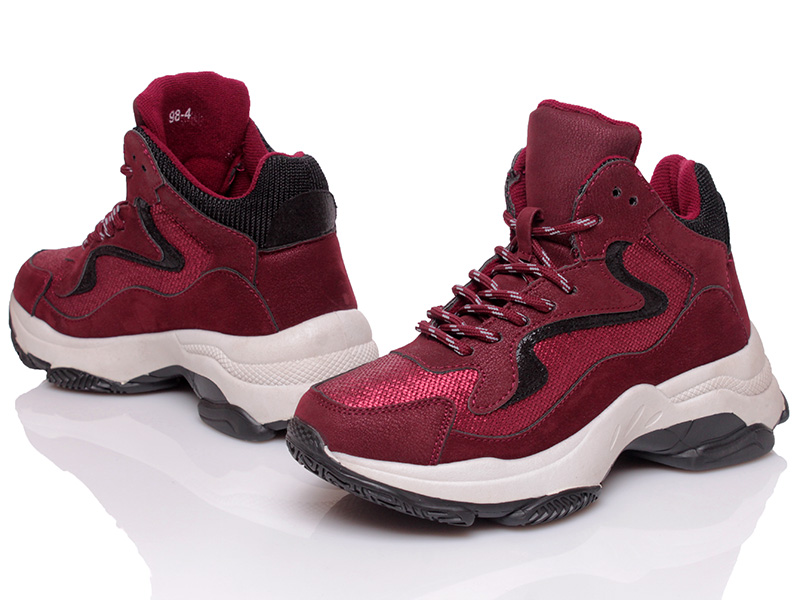 

Женские кроссовки деми Violeta 98-4 wine Бордовый р.37 (24 см.)