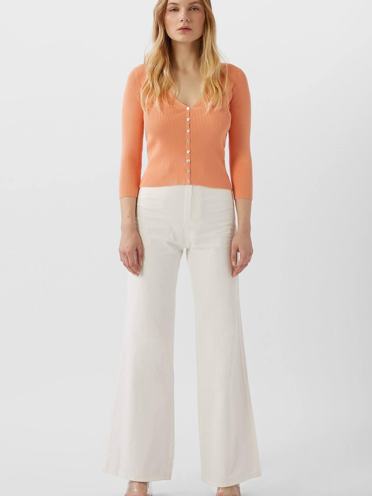 

Кардиган Stradivarius 1613/740/340-ACVZ L Персиковый