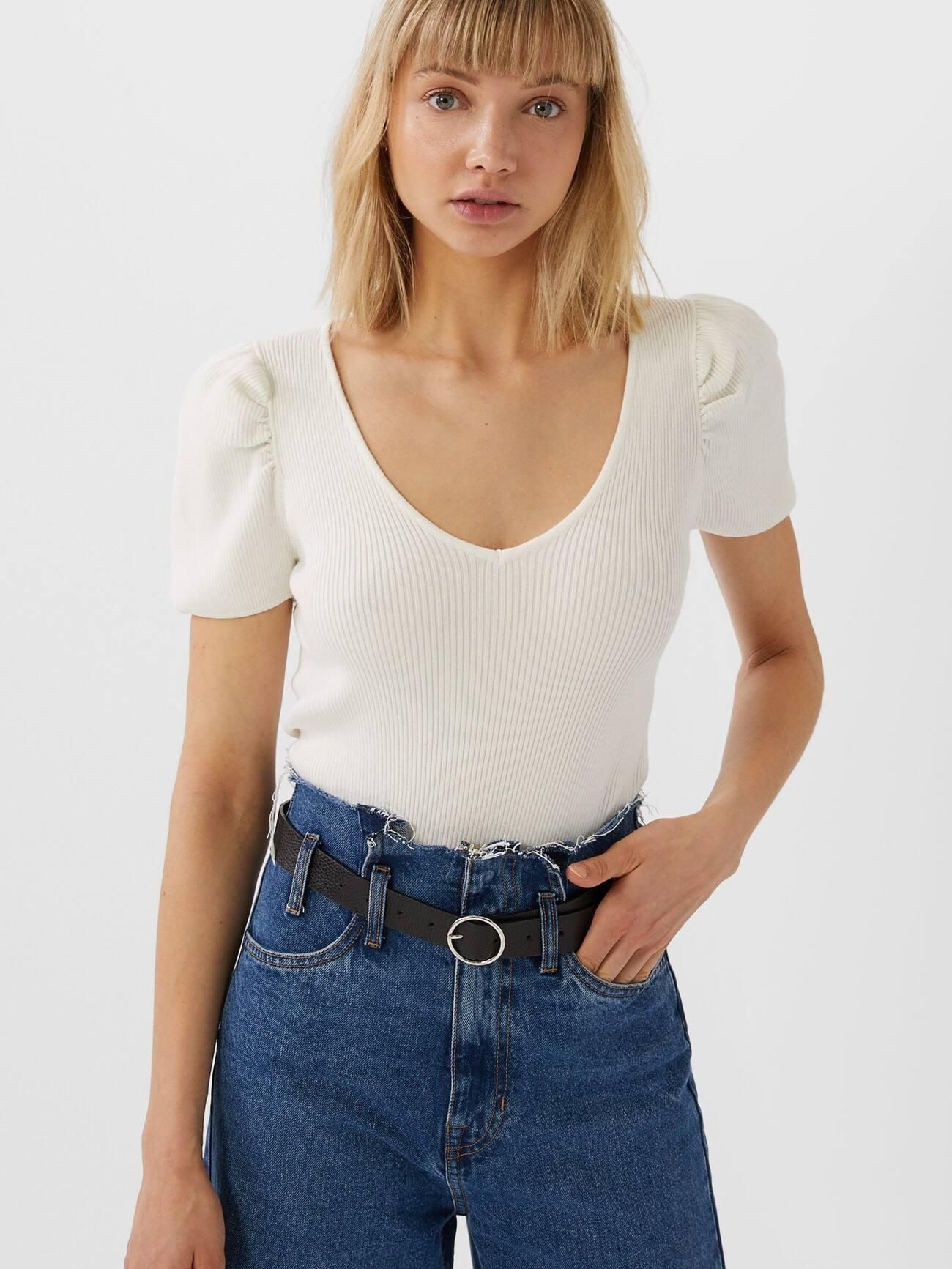 

Топ Stradivarius 1510/710/004-ACTS S Белый