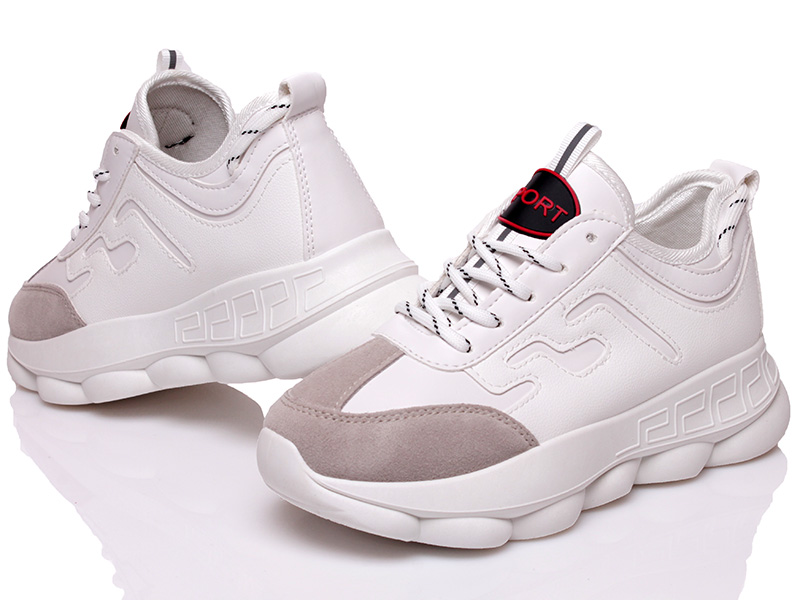 

Женские кроссовки деми Violeta 81-26 white Белый р.39 (25 см.)
