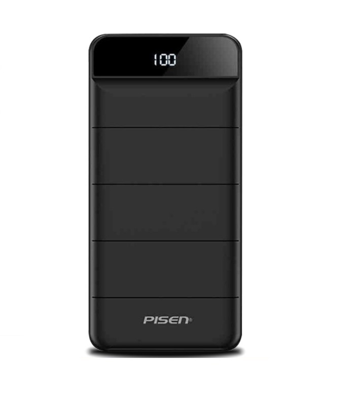 

Портативная зарядка PISEN D102-3 30000 mAh, 2 x USB LCD