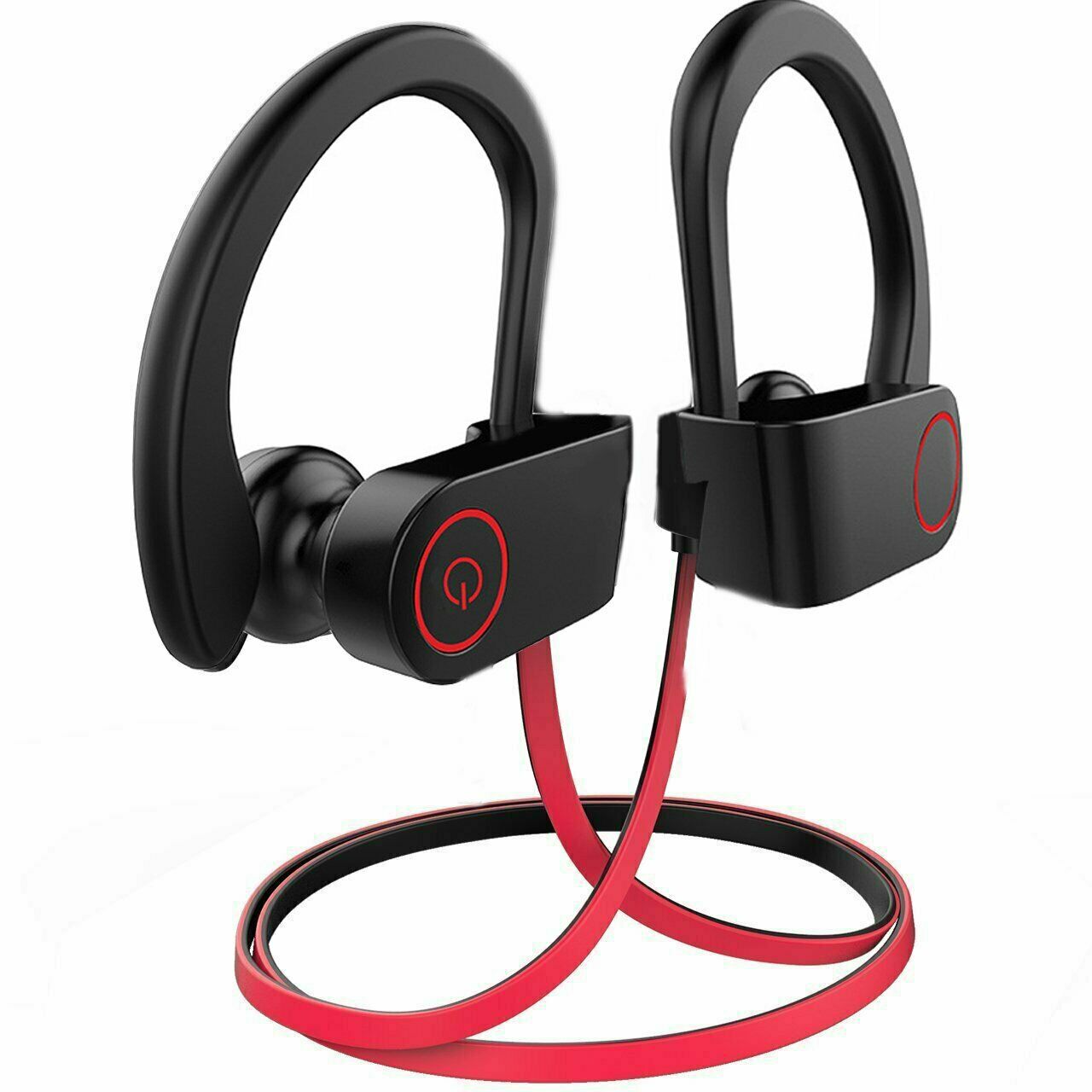 Беспроводные Bluetooth наушники для спорта HBQ U8 Black/Red (883030 ...
