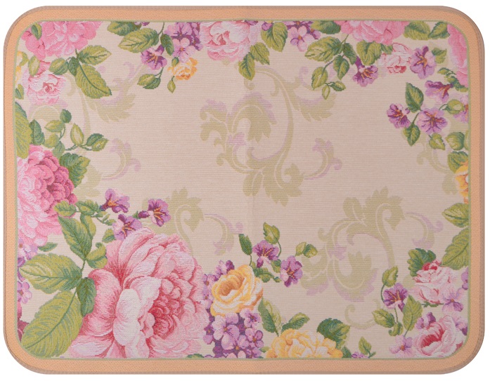 

Коврик прорезиненный Lefard Home Textile 711 Букет 50x70 см (711-041)