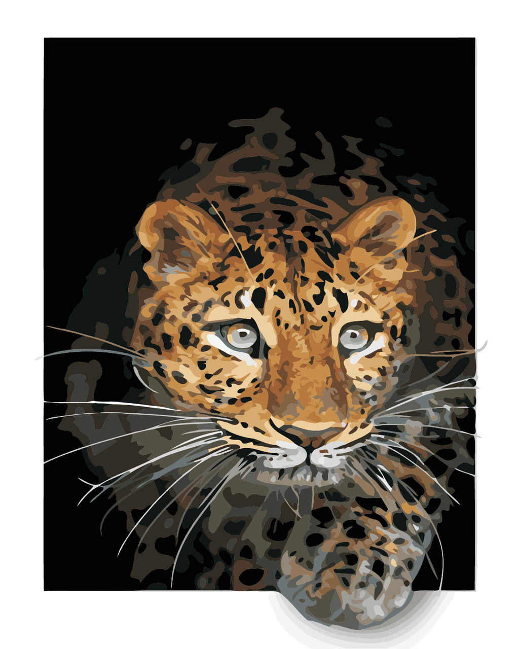 

Картина по номерам в коробке ArtStory Ягуар 40x50см (AS 0885)
