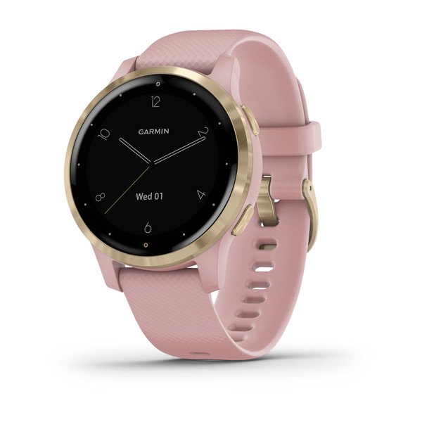 

Годинник Garmin vivoactive 4S Dust Rose/Light Gold