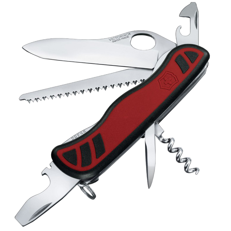 

Нож складной, мультитул Victorinox Forester (111мм, 10 функций), красный 0.8361.MC