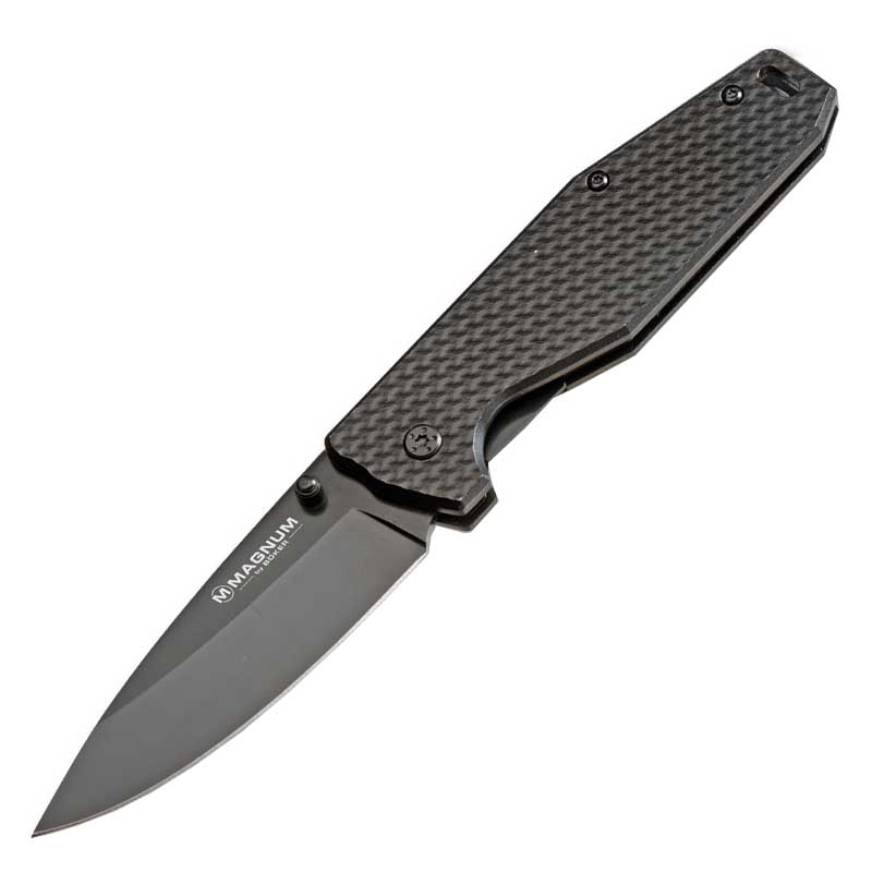 

Нож складной Boker Magnum Cluster (длина: 204мм, лезвие: 86мм, черное), черный