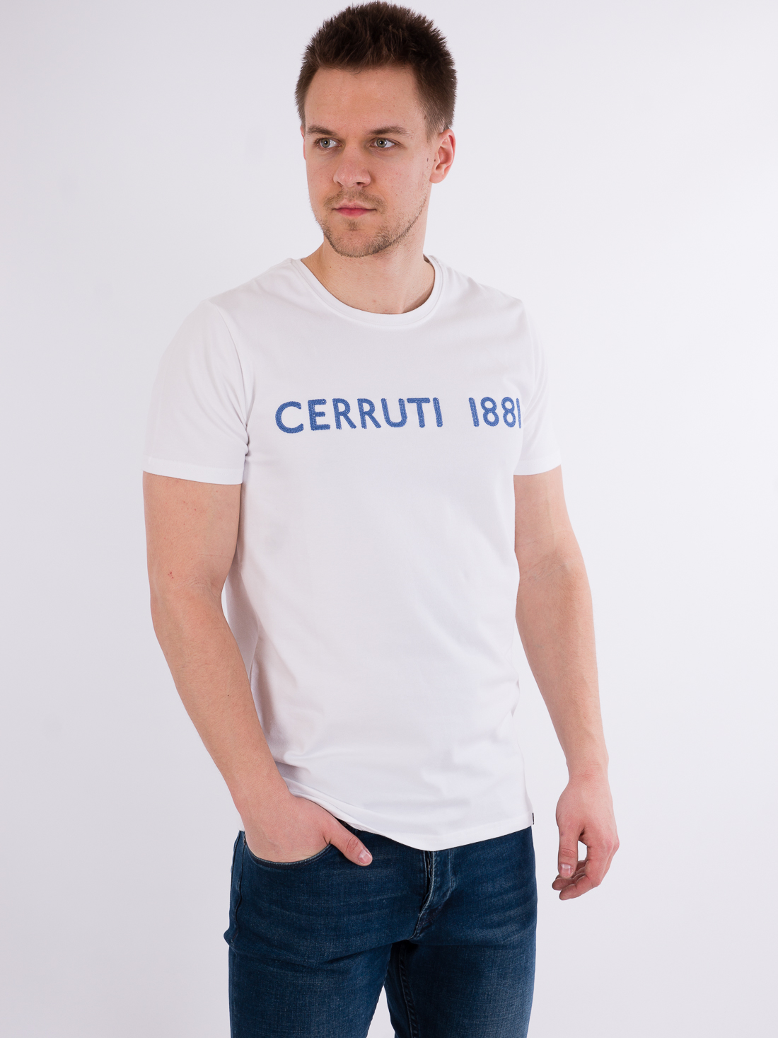 

Футболка Cerruti 1881 VY070421-3  Белый, Футболка Cerruti 1881 VY070421-3 L Белый