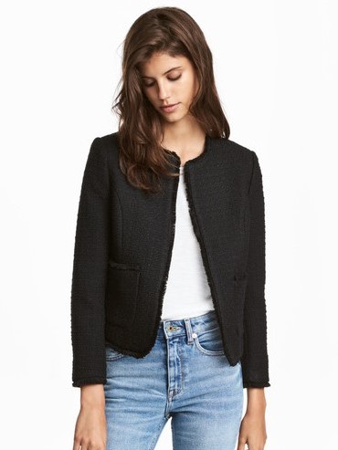 

Короткий жакет H&M 0535783 2XL Черный
