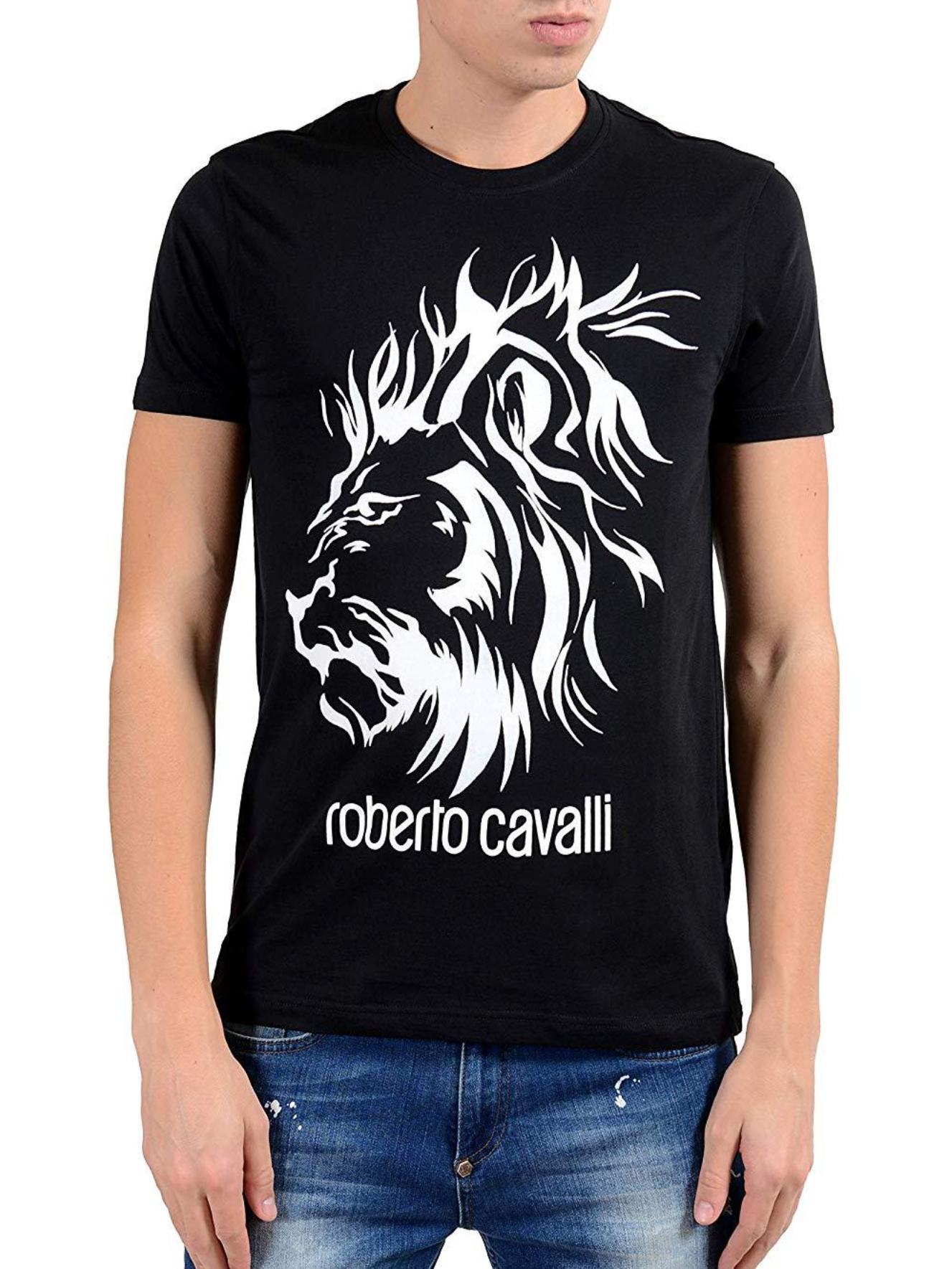 

Футболка Lion Roberto Cavalli FST627JD061 2XL Черный