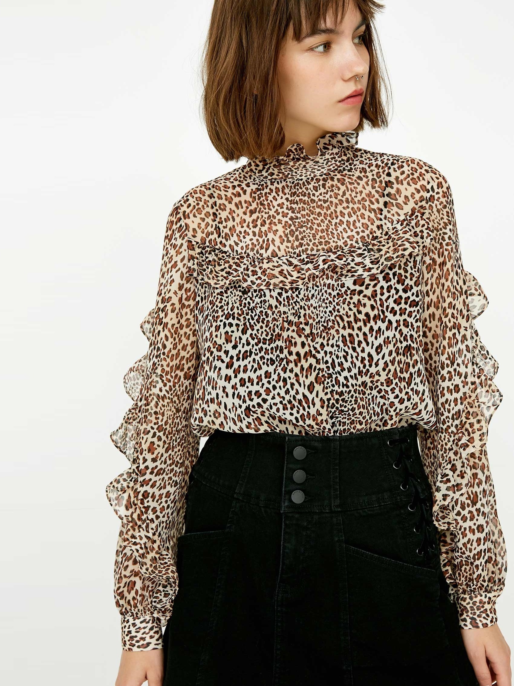 

Блуза Only 117358519  Животный принт, Блуза Only 117358519 XL Животный принт