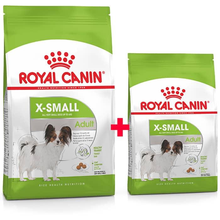 

Сухой корм Royal Canin X-Small Adult 1,5кг 500г в подарок
