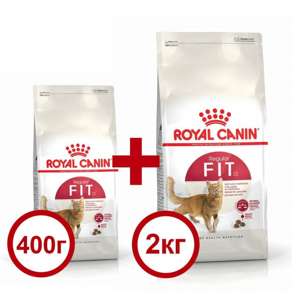 

Сухой корм Royal Canin Fit32 2кг 400г в подарок