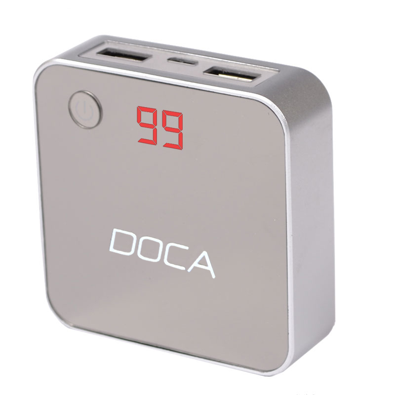 

Внешнее зарядное устройство Power Bank DOCA D525 , серебро