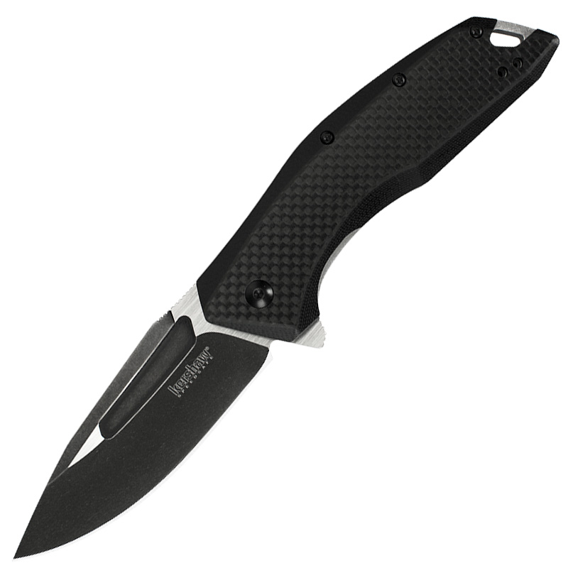 

Нож складной Kershaw Flourish (длина: 216мм, лезвие: 89мм), черный